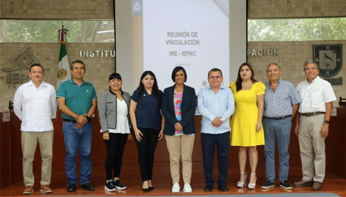Realizan Reunión Entre El Iepac Yucatán Y La Unidad Técnica De Vinculación Del Ine