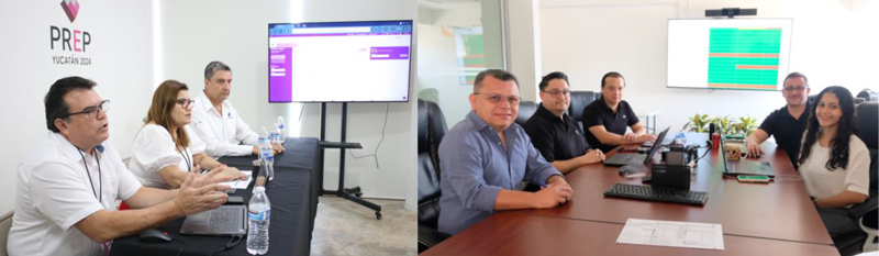 Realizan Simulacros Del Programa De Resultados Electorales Preliminares Y Simulacros De Cómputos En Yucatán Rumbo A La Jornada Electoral Del 2 De Junio