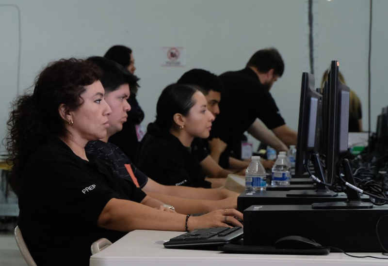REALIZAN SIMULACRO PREP CON MIRAS A LA JORNADA ELECTORAL DEL 2 DE JUNIO
